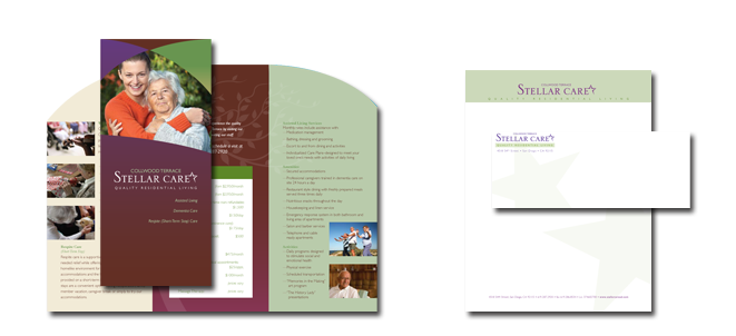 Collwood Terrace launched a comprehensive branding campaign that included a promotional brochure and corporate identity package.