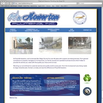 Website for a commercial and residential plumbing company. Advanced Site Engine Optimization continues to improve search engine rankings for this site.Visit the Website